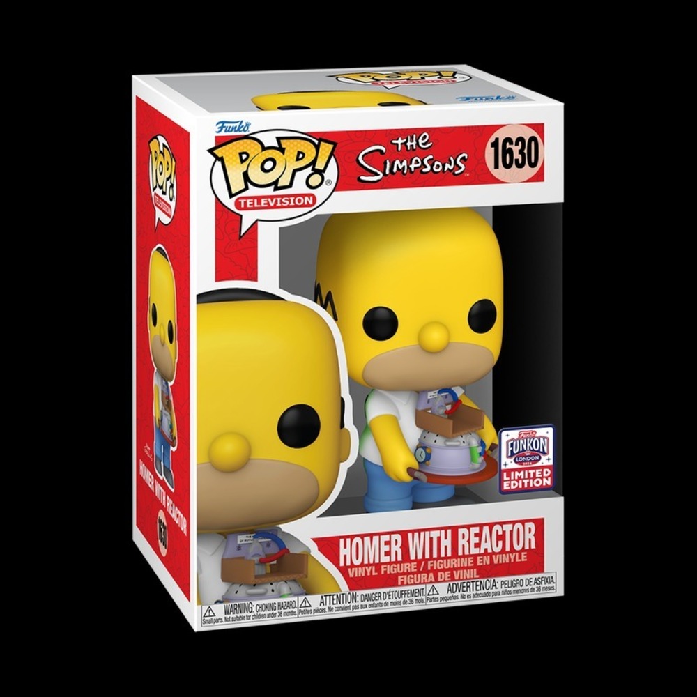 Funko Pop! Television #1630 Homer Simpson w/ Reactor FUNKON London LE Simpsons